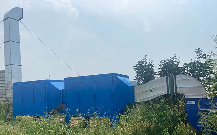 塑胶废气处理工程-活性炭吸附器设计安装